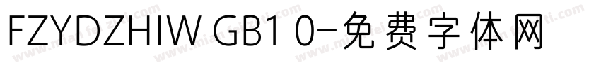 FZYDZHIW GB1 0字体转换